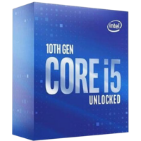 Процессор Intel Core i5-10600KF, 4.1ГГц, (Turbo 4.8ГГц), 6-ядерный, L3 12МБ, LGA1200, BOX