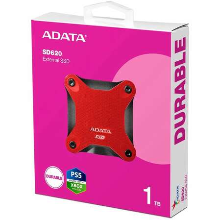 Внешний SSD-накопитель 1Tb A-DATA SD620 SD620-1TCRD (SSD) USB 3.1 Type C красный