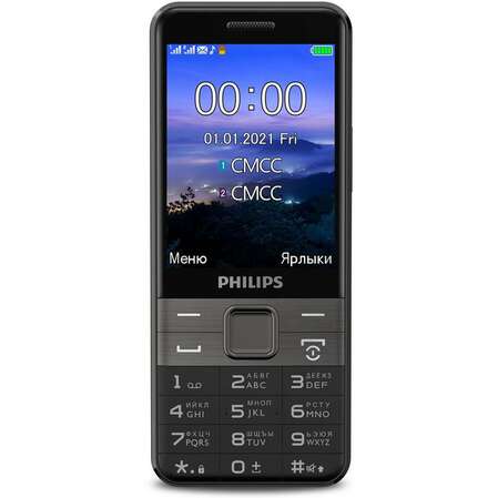 Мобильный телефон Philips Xenium E590 Black
