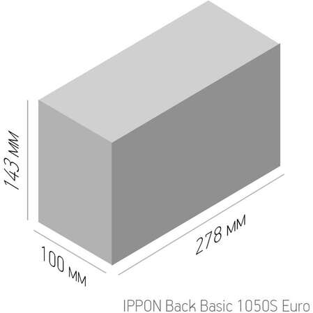 ИБП Ippon Back Basic 1050S Euro