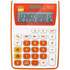 Калькулятор Deli E1122/OR оранжевый 12-разр.