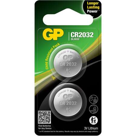 Батарейки GP CR2032-7C2 2шт