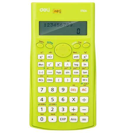 Калькулятор Deli E1710A/GRN зеленый 10+2-разр.