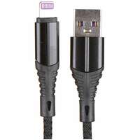 Кабель USB-A - Lightning 1m Zibelino ZDNC-APL-BLK 2.1А черный