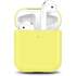 Чехол силиконовый Brosco для Apple AirPods 2 желтый